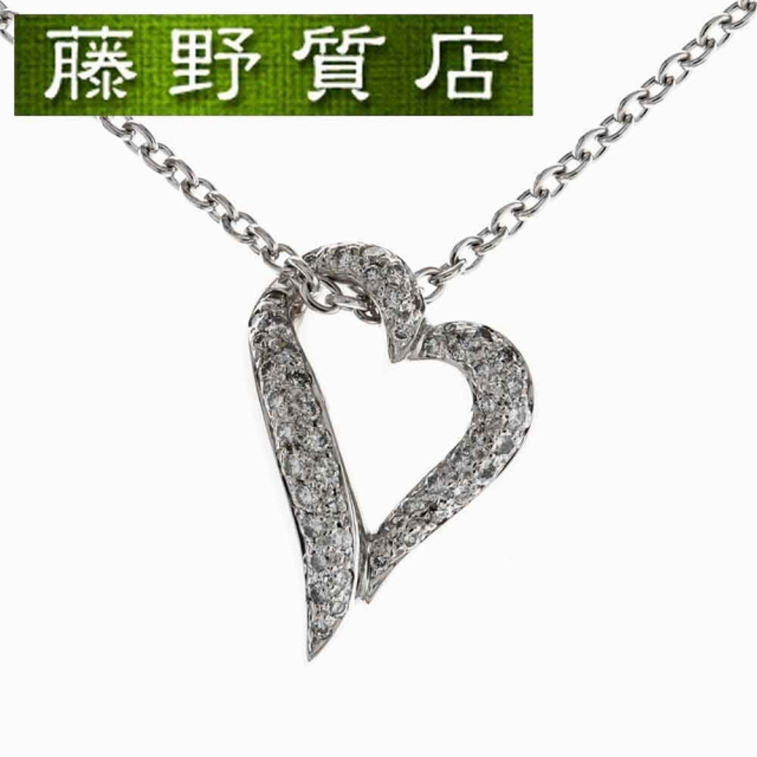 消費税無し ハートダイヤネックレス BOUCHERON （新品仕上げ済