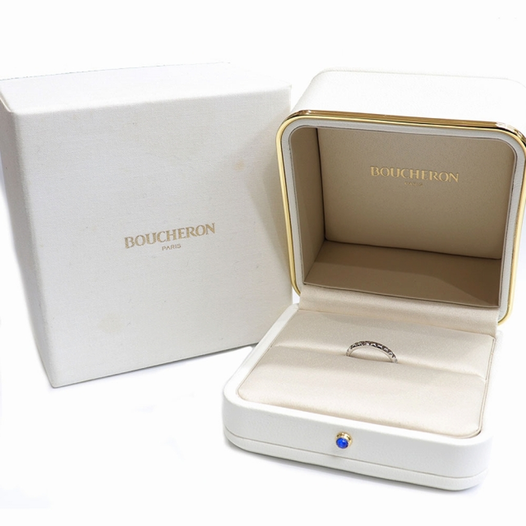 BOUCHERON(ブシュロン)の（新品仕上げ済）ブシュロン BOUCHERON キャトル クル ド パリ リング ミディアム Pt 950 #56 約15.5号 JAL00109 保証書 9106 レディースのアクセサリー(リング(指輪))の商品写真