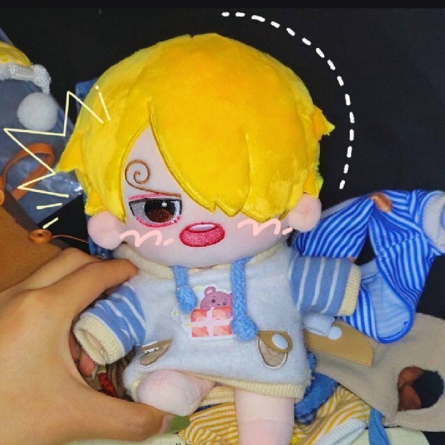 サンジ ワンピース 20cm ぬいぐるみ 着せ替えの通販 by R's shop サンジ ワンピース 20cm ぬいぐるみ 着せ替えの通販 by R's shop