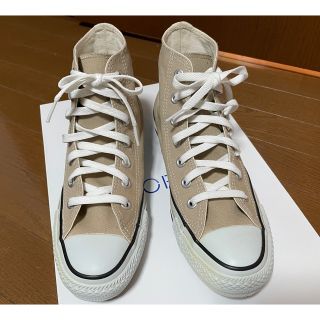 コンバース(CONVERSE)のコンバース スニーカー ベージュ24.5(スニーカー)