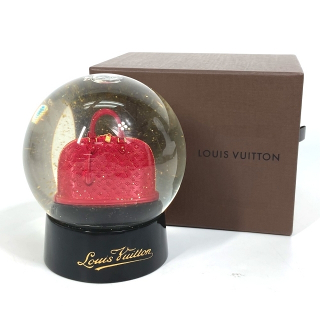 LOUIS VUITTON(ルイヴィトン)のルイヴィトン LOUIS VUITTON モノグラム アルマ  ノベルティ 非売品 スノードーム オブジェ ガラス クリア エンタメ/ホビーの美術品/アンティーク(彫刻/オブジェ)の商品写真