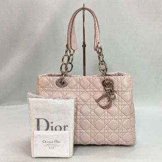 クリスチャンディオール(Christian Dior)の【美品級】クリスチャン・ディオール　レディディオール　カナージュ　ハンドバッグ(ハンドバッグ)