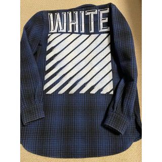 オフホワイト(OFF-WHITE)のOff-white チェックシャツ　S(シャツ)