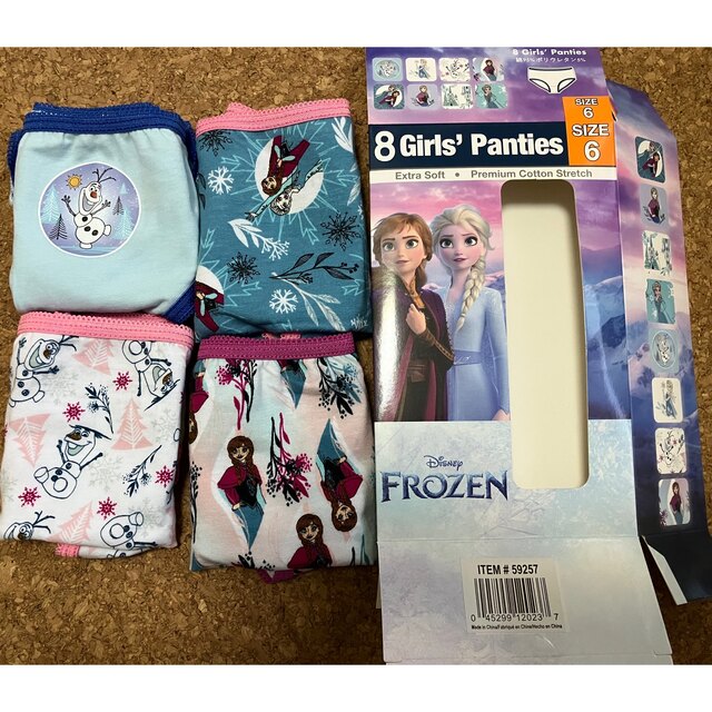 コストコ(コストコ)のコストコ アナ雪 パンツ 120 キッズ/ベビー/マタニティのキッズ服女の子用(90cm~)(下着)の商品写真