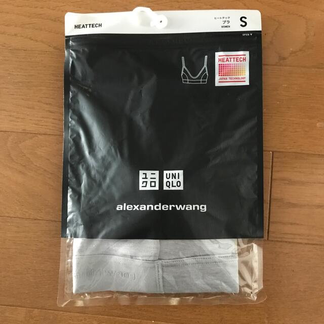 Alexander Wang(アレキサンダーワン)のユニクロ×アレキサンダーワン ヒートテックブラ  S グレー レディースの下着/アンダーウェア(ブラ)の商品写真