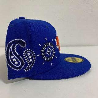 メンズツバ裏グレー New Era 5/8 Cap ニューエラ ニックス キャップ