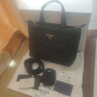 ☆PRADA☆プラダ ショルダー バッグ ハンド 2way A4 リボン レザー