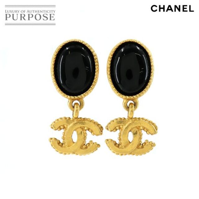 シャネル CHANEL ココマーク カラーストーン スイング イヤリング