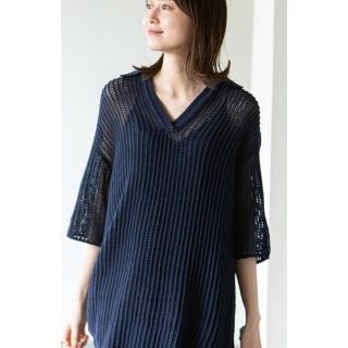 ノーブル(Noble)のCASA FLINE キーネックルーズニット(ニット/セーター)