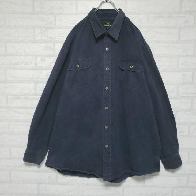 RED HEAD レッドヘッド シャモアクロスシャツ ネルシャツ ワークシャツ