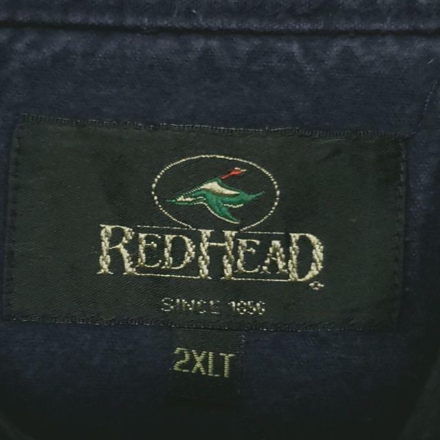 RED HEAD レッドヘッド シャモアクロスシャツ ネルシャツ ワークシャツ