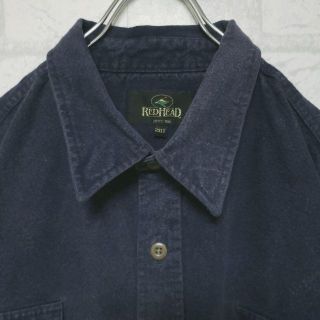 RED HEAD レッドヘッド シャモアクロスシャツ ネルシャツ ワークシャツ