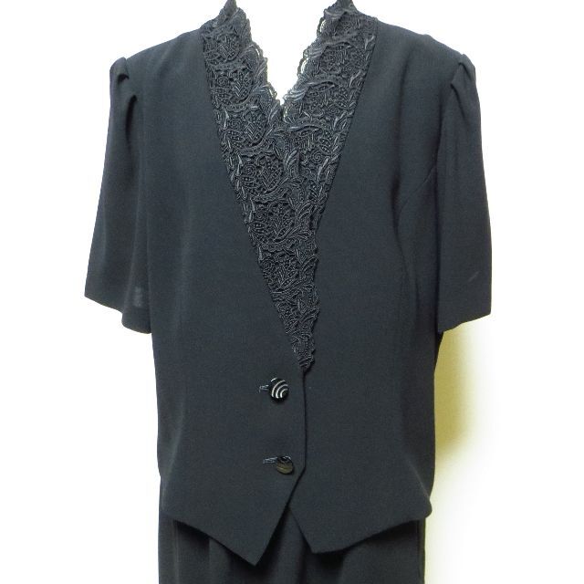 極美品 東京イギン ブラックフォーマル 高級 礼服 喪服 19号 大きいサイズ