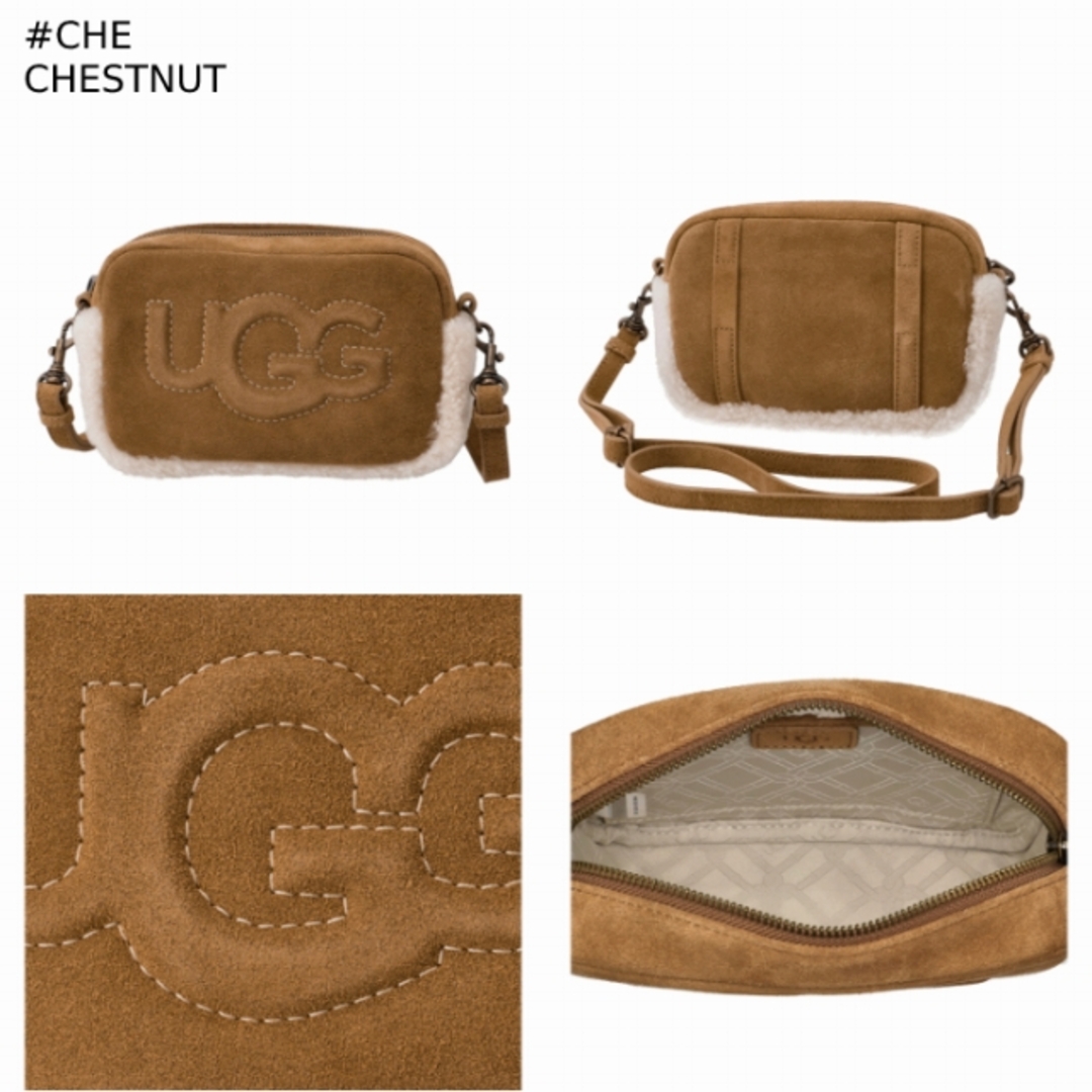 UGG - アグ UGG ショルダーバッグ JANEY II スエード&シープ UGG - アグ UGG ショルダーバッグ JANEY II スエード&シープ
