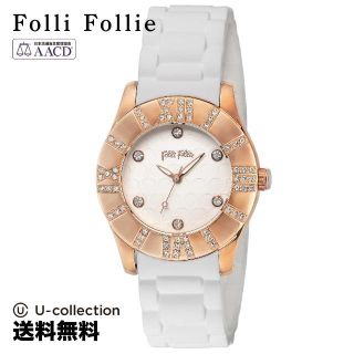 フォリフォリ(Folli Follie)のフォリフォリ ＤＯＮＮＡＴＡ　ＣＯＬＬＥＣＴＩＯＮ 腕時計 FF-WF8B021ZSG-WH  2年(腕時計)