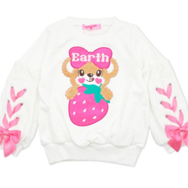 EARTHMAGIC - 専用アースマジック 袖シルキー トレーナー