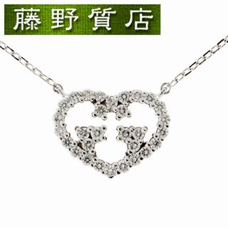 グッチ(Gucci)の(新品仕上げ済) グッチ GUCCI ラブブリット ダイヤ ネックレス ペンダント GG ハート K18 WG × ダイヤモンド 8536(ネックレス)