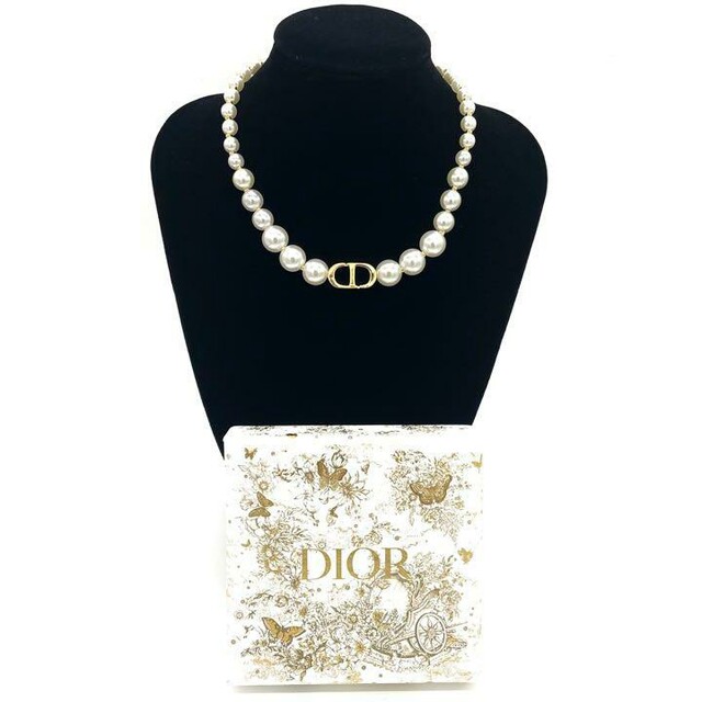 Dior ディオール 30 MONTAIGNE チョーカー メタル&レジンパール