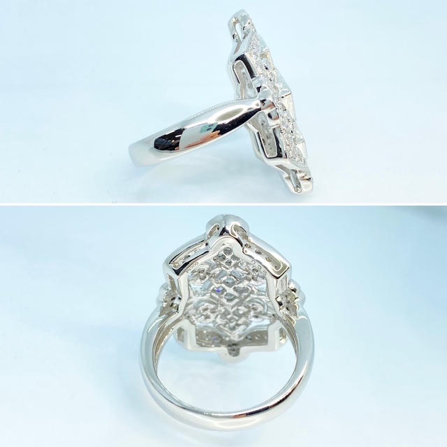 正規通販 【JB-3283】Pt900 天然ダイヤモンド リング リング(指輪 