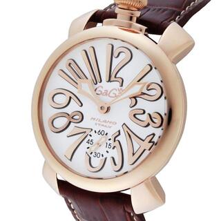 ガガミラノ MANUALE 48MM 腕時計 GAG-501108S-BRW  2年