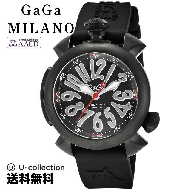 GaGa MILANO - ガガミラノ DIVING 48MM 腕時計 GAG-5042RUBBER-BLK  2年