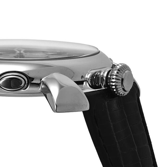 GaGa MILANO(ガガミラノ)のガガミラノ THIN CHRONO 46MM 腕時計 GAG-509701BK-NEW-N  2年 レディースのファッション小物(腕時計)の商品写真