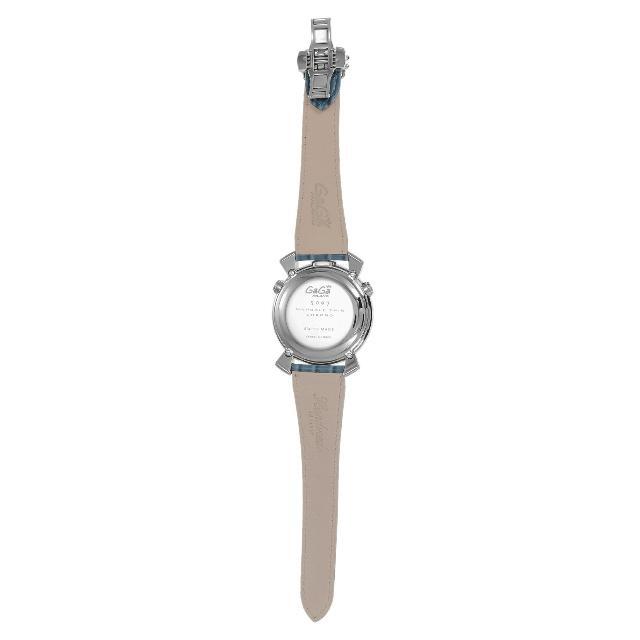 素材ガガミラノ THIN CHRONO 46MM 腕時計 GAG-509702BJ-N  2年