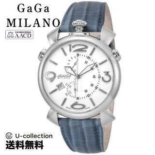 ガガミラノ(GaGa MILANO)のガガミラノ THIN CHRONO 46MM 腕時計 GAG-509702BJ-NEW-N  2年(腕時計)