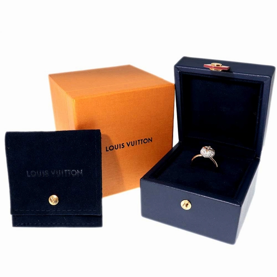LOUIS VUITTON(ルイヴィトン)の（新品仕上げ済）ルイヴィトン LOUIS VUITTON バーグB ブロッサム リング 指輪 K18 WG×YG ×ダイヤモンド #55（約15号弱）Q9L98L 8735 レディースのアクセサリー(リング(指輪))の商品写真