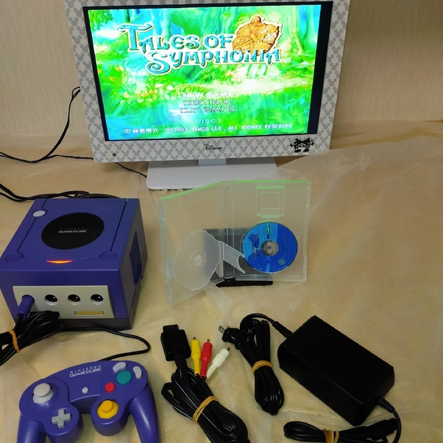 ゲームキューブ本体 バイオレット テイルズオブシンフォニア - 家庭用