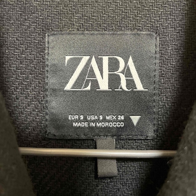 ZARA(ザラ)のZARA★ジャケットコート黒 レディースのジャケット/アウター(ロングコート)の商品写真