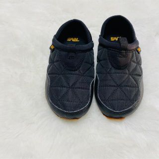 テバ(Teva)の美品TEVAテバ　キッズ　モック　18cm  17cmの方向き　黒ブラック(スニーカー)