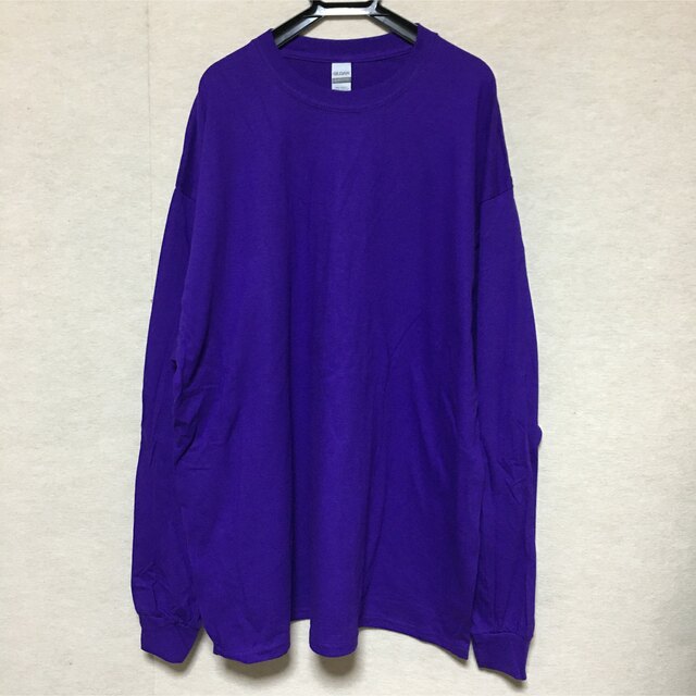 GILDAN(ギルタン)の新品 GILDAN ギルダン 長袖ロンT パープル 紫 2XL メンズのトップス(Tシャツ/カットソー(七分/長袖))の商品写真