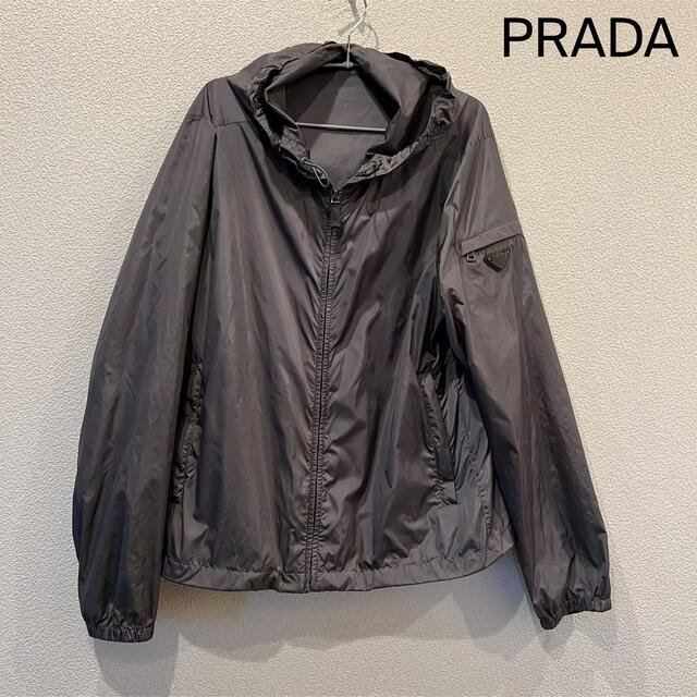 メンズ プラダジャケット ブルゾン PRADAジャケット グレー Mサイズ