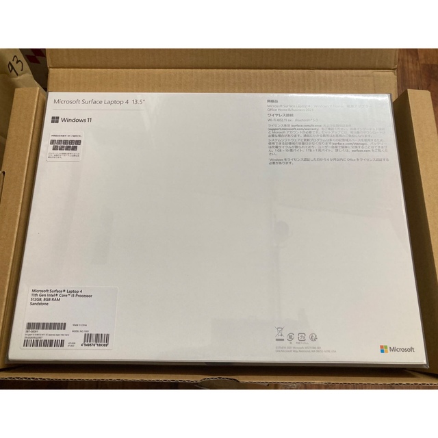 Microsoft(マイクロソフト)のSurFace Laptop4 11th GeN intel life Book スマホ/家電/カメラのPC/タブレット(ノートPC)の商品写真