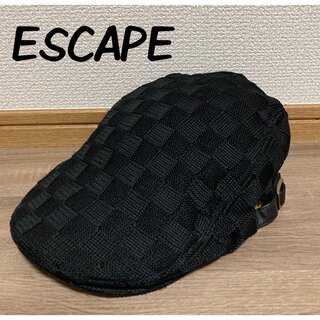 ESCAPE エスケープ メンズ ハンチング帽 キャップ F ブラック系(ハンチング/ベレー帽)