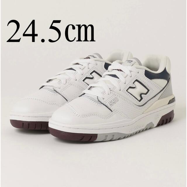 ネイビーマルーンサイズ【新品】24.5㎝　New Balance ニューバランス BB550PWB