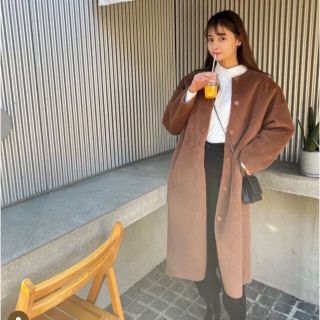 Her lip to - herlipto Faux Fur Reversible Coatの通販 by あゆみん