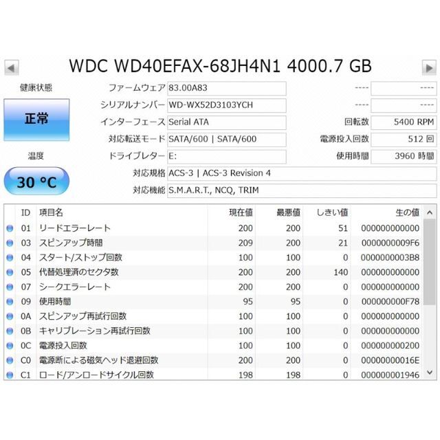 WesternDigital RED HDD WD40EFAX 4TB 2