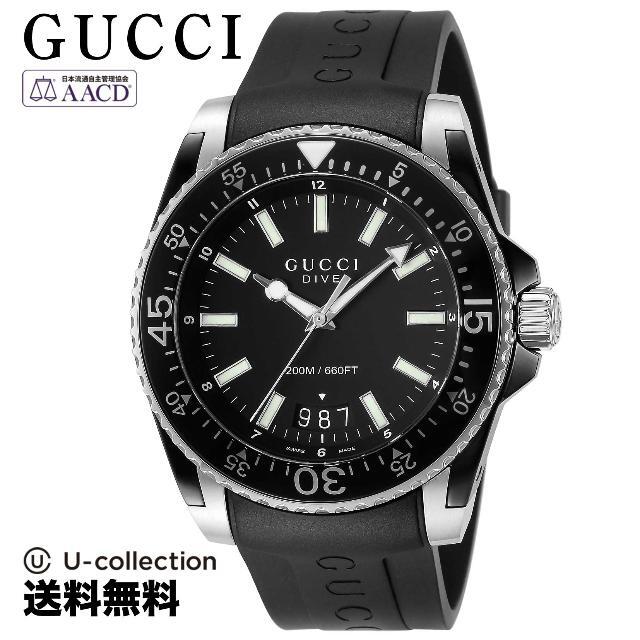 男性に人気! Gucci - 1 GU-YA136204A watch DIVE グッチ 腕時計