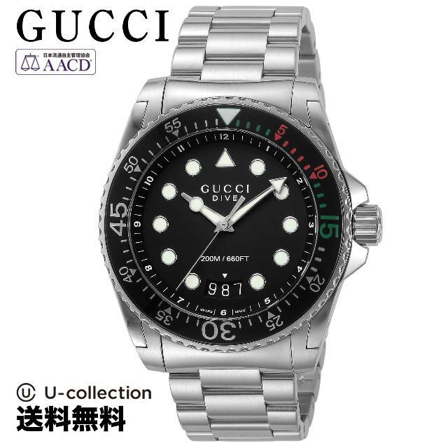 2022人気特価 グッチ - Gucci DIVE 2年 GU-YA136208A 腕時計