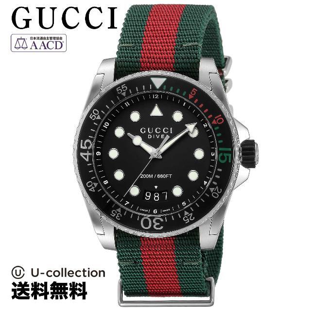 独創的 腕時計 ＤＩＶＥ グッチ - Gucci GU-YA136209A 2年  腕時計(アナログ)