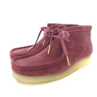 クラークス(Clarks)のクラークス B&Y ユナイテッドアローズ別注 ワラビーブーツ ピンク 24.0位(ブーツ)