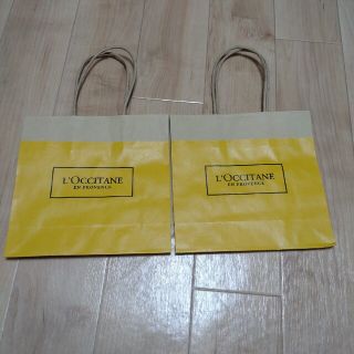 ロクシタン(L'OCCITANE)のロクシタン　紙袋　２枚(ショップ袋)