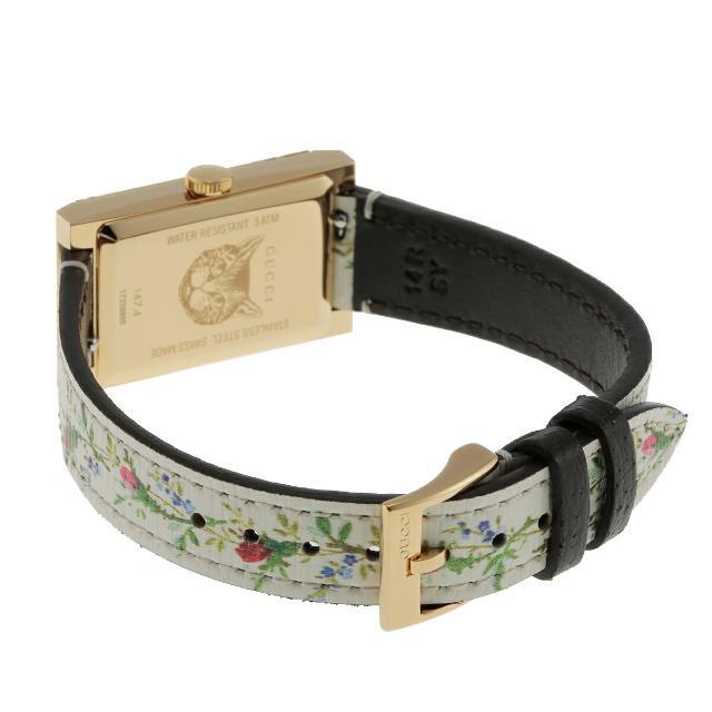 Gucci(グッチ)のグッチ Ｇフレーム 腕時計 GU-YA147407  2年 レディースのファッション小物(腕時計)の商品写真