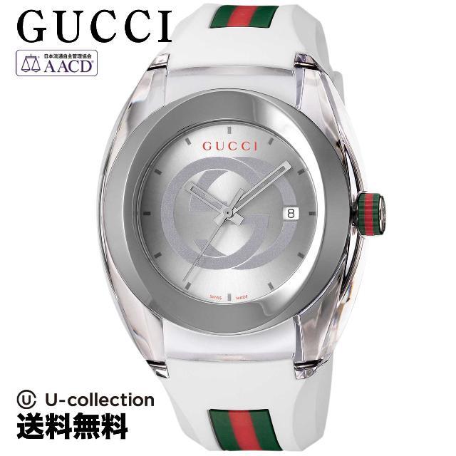 人気満点 - Gucci グッチ 2年  GUS-YA137102A 腕時計 SYNC 腕時計(アナログ)