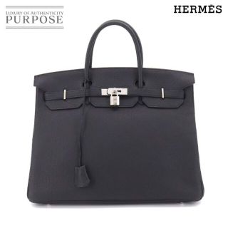 エルメス(Hermes)の未使用 展示品 エルメス HERMES バーキン40 ハンド バッグ トゴ ブラック Y刻印 シルバー 金具 VLP 90172904(ハンドバッグ)