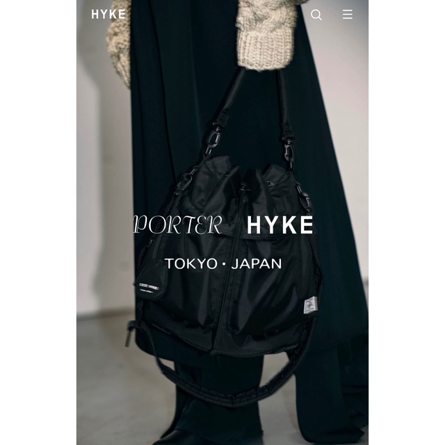 ＜PORTER×HYKE＞2WAY TOOL BAG/LARGE SIZE