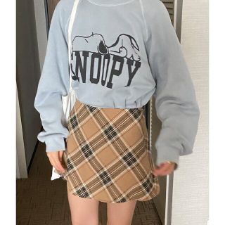 【新作】samoyed チェックスカート