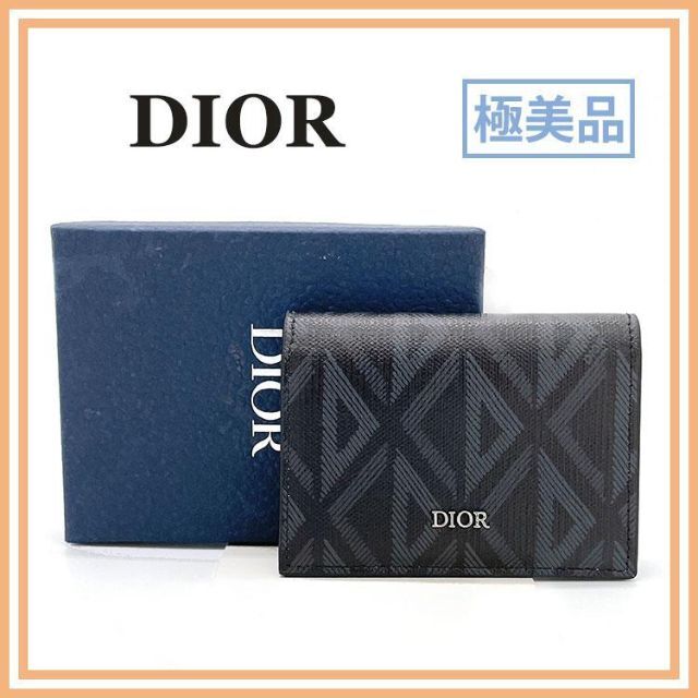 Dior - 極美品 クリスチャンディオール レザー カードケース ブラック ユニセックス